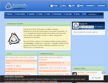 Tablet Screenshot of forumfr.com